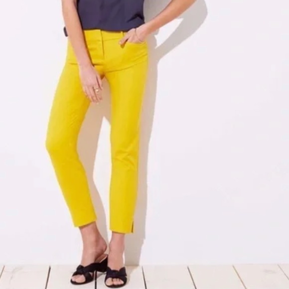 ANN TAYLOR Carnegie MidRise Cropped Pants - Picture 1 of 6